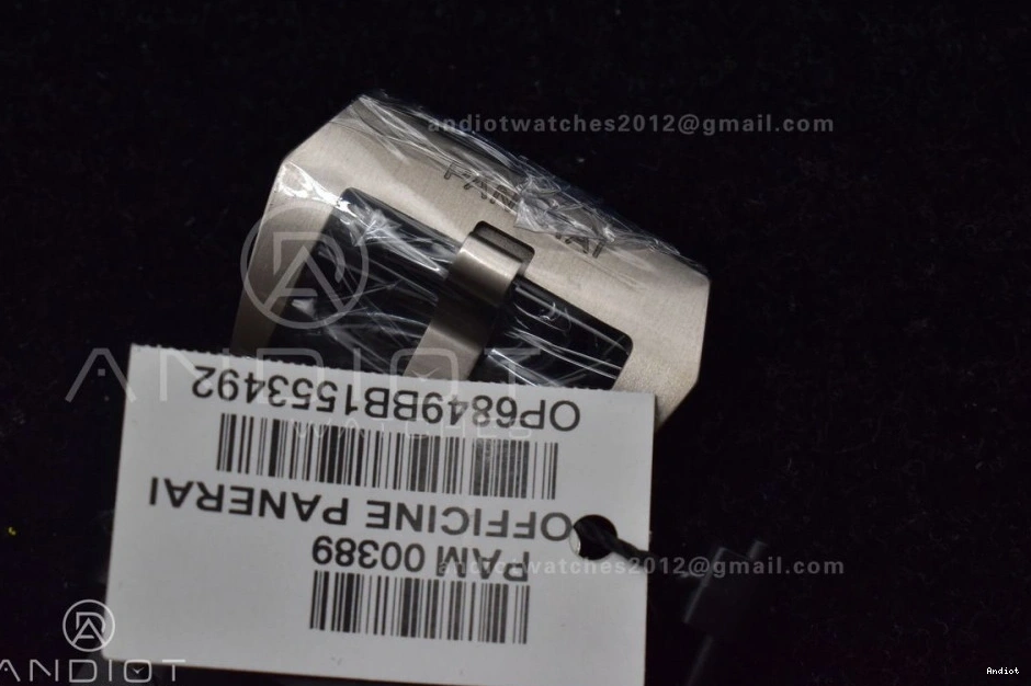 PAM389 V2 1:1 O VSF Strap Rubber on Best Black Edition Clone Super P.9000 0226